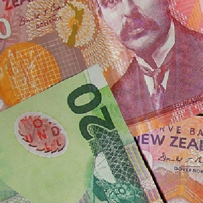 New Zealand assorted cash notes, with twenty dollar bill and hundred dollar bill